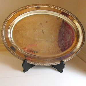 Silverplated Oval Serve Tray
